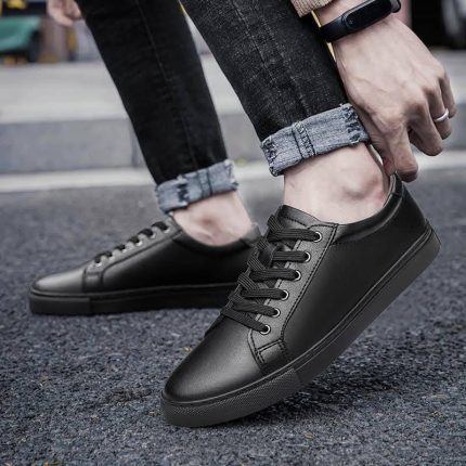 Premium Fashionable Black Sneaker (SN123)